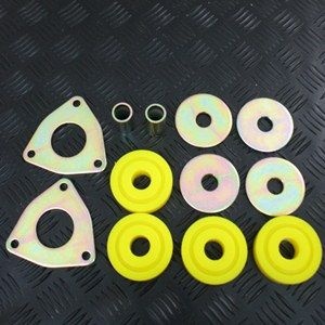 Kit Casquilhos sticks traseiros Defender/ Discovery 1/ RRC Poliuretano Amarelo