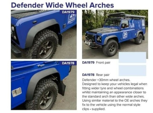 Abas Frente e Trás Defender +3cm (não é necessário cortar guarda-lamas)