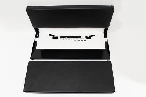 Banco traseiro lateral vinil preto SERIES / DEFENDER
