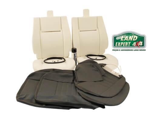 Kit Bancos Frente Defender (espuma + capas) par