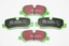 REAR BRAKE PAD SET HIGH PERFORMANCE