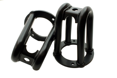 PAIR TUBULAR LOWERED FRONT SHOCK TURRETS