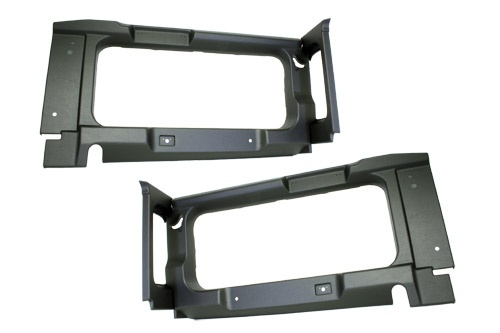 90 WITH WINDOW CUT-OUTS - REAR SIDE PANELS - DARK GREY - 9+
