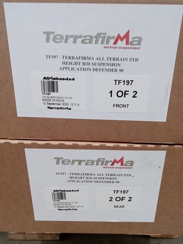 TERRAFIRMA ALL TERRAIN STD HEIGHT SUSPENSION KIT - 90 83-06
