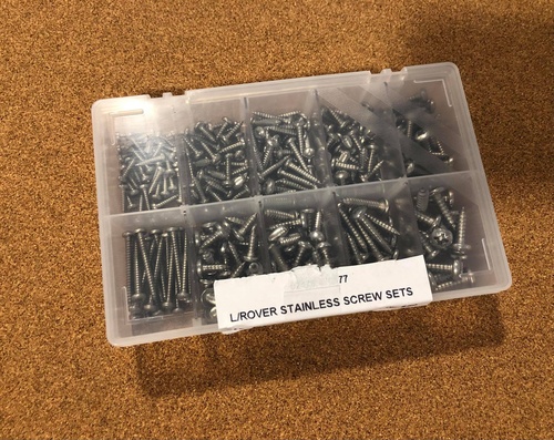 Kit Parafusos Restauro Aço Inox Defender 90 /110 (2p)