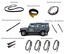 Kit borrachas Defender 110 SW - 5 portas (exceto Puma)