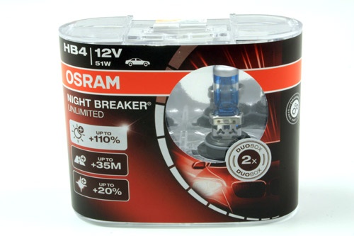 OSRAM NIGHT BREAKER? UNLIMITED HB4 TWIN
