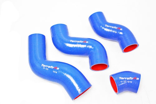 Kit Tubos silicone intercooler Discovery 2 Td5 (azul)