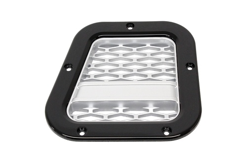 XS RH INTAKE GRILL BLACK WITH SILVER MES