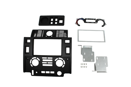 MATT BLK PUMA DOUBLE DIN FASCIA MOVEABLE VENTS