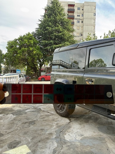 Acrílico avisos quadrante Defender