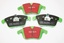 FRT BRAKE PAD SET HIGH PERFORMANCE