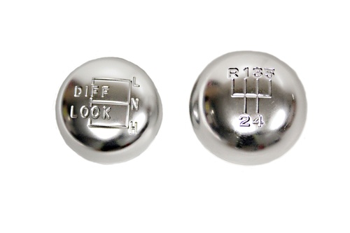 TF ALLOY GEAR AND TRANSFER BOX LEVER KNOBS FITS DEFENDER 83 - 94
