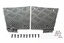 REAR CORNER CHEQUER PLATE KIT - BLACK - ALL DEF. 90