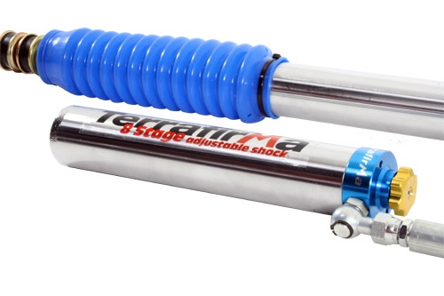 TERRAFIRMA 8 STAGE ADJUSTABLE REMOTE RESERVOIR FR +2" SHOCK-DEF-D1-RRC