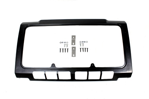AIR CON FRONT GRILL SURROUND BLACK GLOSS DEFENDER COMPLETE KIT