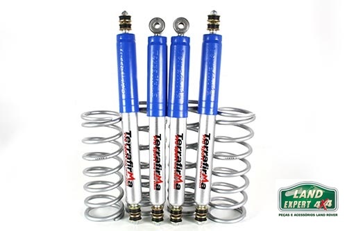 Kit suspensão Pro Sport Médio Defender 90/Discovery 1/RRC + 5 cm