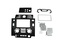 MATT BLK PUMA DOUBLE DIN FASCIA MOVEABLE VENTS