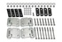 2ND ROW DOOR HINGE KIT SS PUMA FIXINGS