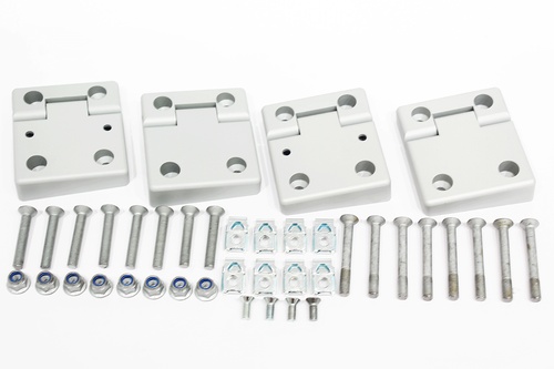 ALUMINIUM REPLACEMENT DOOR HINGE KIT