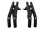 BUMPERETTES REAR PAIR BLACK