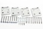 ALUMINIUM REPLACEMENT DOOR HINGE KIT