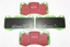 BRAKE PAD FRONT GREEN