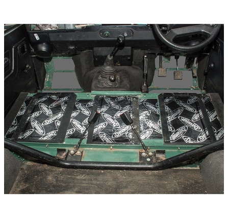 Isolamento Dynamat  Xtreme para zona bancos Defender até 2006