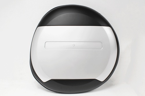MATTE BLACK & SILVER WHEEL COVER