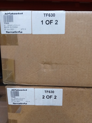 TF 340MM BIG BRAKE UPGRADE: UNIBRAKE PADS/ALLMAKES DISCS - D3/D4/RRS