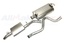 TAIL PIPE - EXHAUST - WITH CATALYST - WITH SILENCER - V8 - RRC