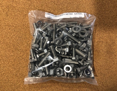 Kit Parafusos Restauro Aço Inox Defender 90 /110 (2p)