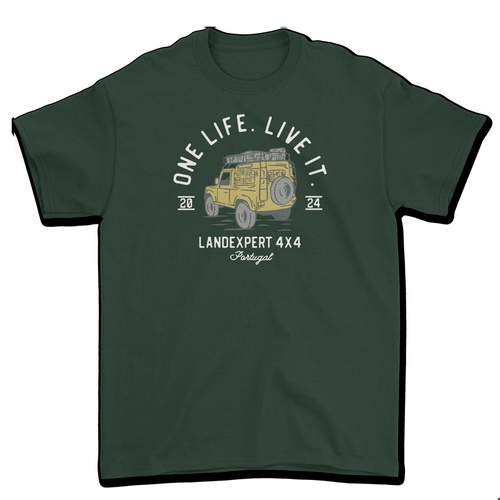 T-shirt Defender "One Life, Live it."