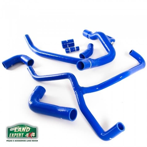 Kit tubos agua silicone Discovery 2 TD5  C/ Abraçadeiras