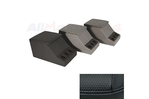 Defender Cubby Box Black Leather