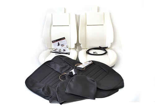 Kit Bancos Frente Defender (espuma + capas) par