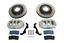 SILVER 18 INCH 6 PISTON FRONT KIT