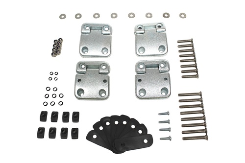 FRONT DOOR HINGE KIT SS PUMA FIXINGS