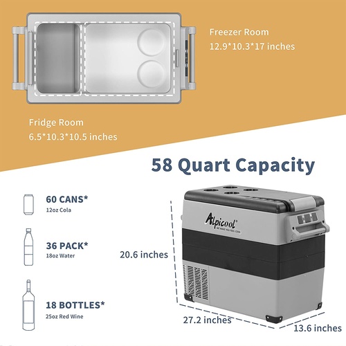 Arca/frigorífico Alpicool  45L