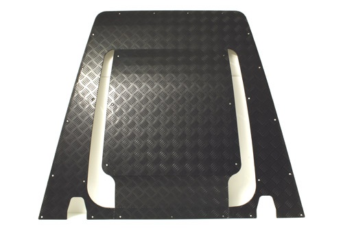 BONNET CHEQUER PLATE BLACK - 3MM - BLACK