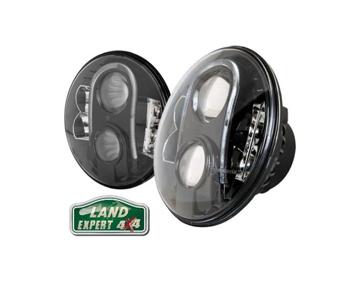 Óticas / faróis LED redondos  (par)