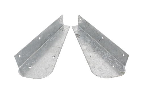 PAIR OF GALV REAR MUDFLAP BRACKETS