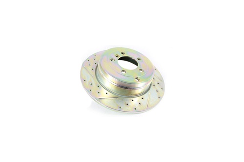 BRAKE DISC DRILLED AND GROOVED