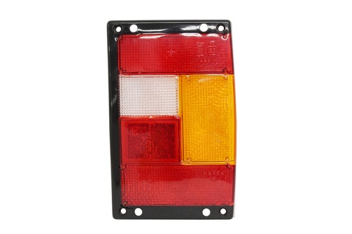 REAR LAMP LENS WITH BLACK EDGES