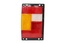 REAR LAMP LENS WITH BLACK EDGES