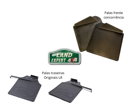 Kit palas rodas para defender 110/130