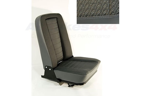 Inward Facing Tip Up Back & Base Cover Black Vinyl