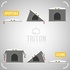 Tenda Tejadilho Triton Suite 360º (Branco)