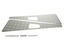 WING TOPS PAIR - CHEQUER PLATE - SILVER - NO AERIAL HOLE - PRE-2007