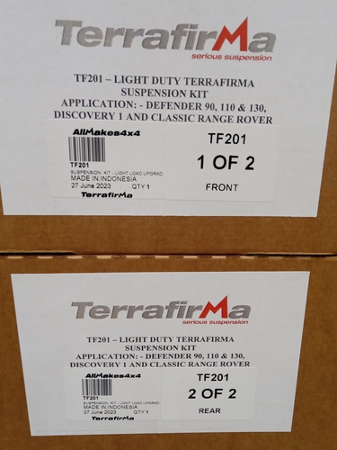 Kit Supensão TF Light load Def/ Disc1/ RRC